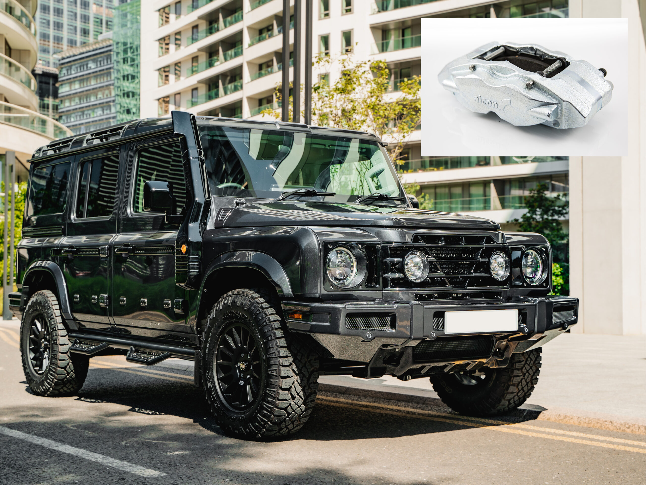 Alcon launches new INEOS Grenadier brake upgrade kit Alcon